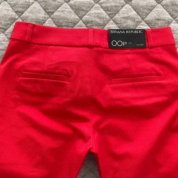 NWT Banana Republic Sloan Fit, Copped/Ankle Pant, Size 00P - Picture 2 of 4
